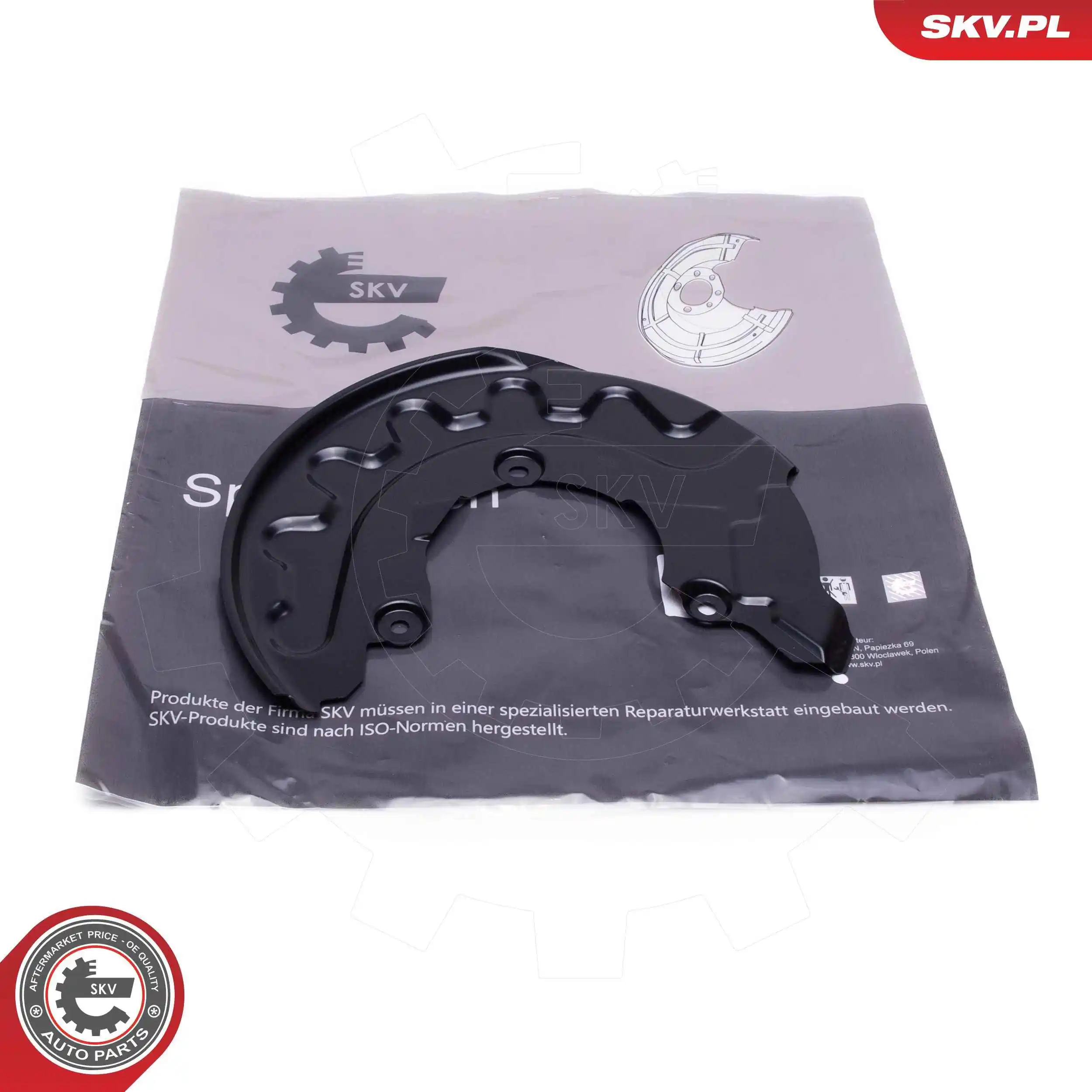 Splash Guard, brake disc